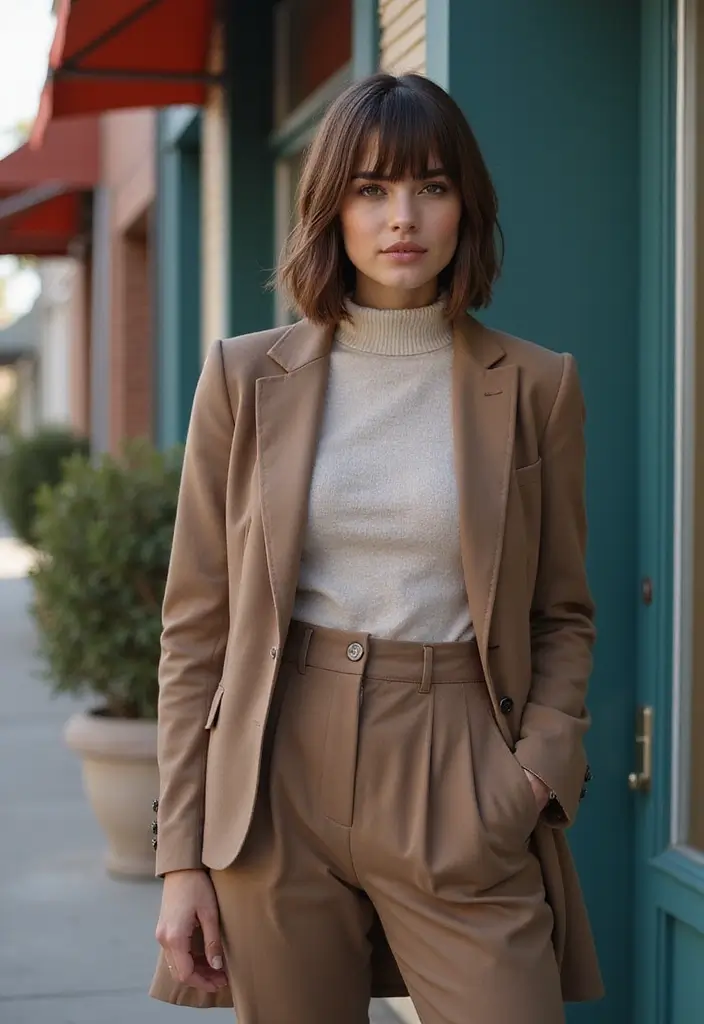 10 Stunning Short Bob Cuts for Frizzy Hair You’ll Wish You Tried Sooner! - 9. The Bob with Bangs