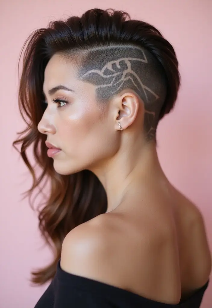 10 Stunning Short Hair Cuts for Oval Faces That Indian Beauties Adore! - 5. Bold Undercut