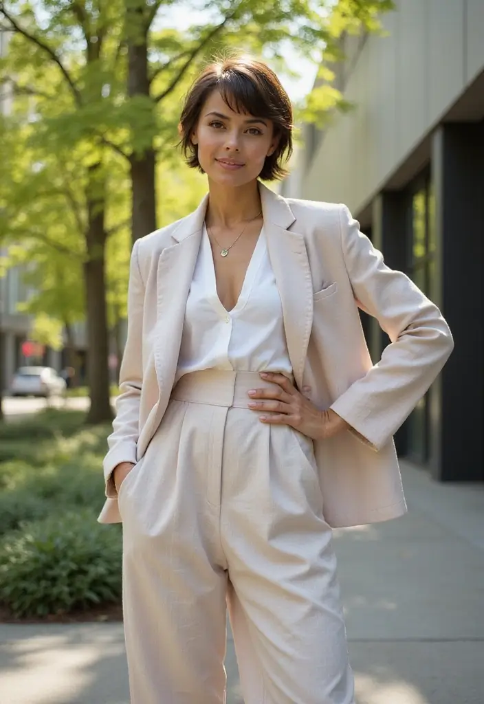 12 Effortless Short Haircuts with Bangs Perfect for Busy Women! - 2. Textured Pixie with Wispy Bangs