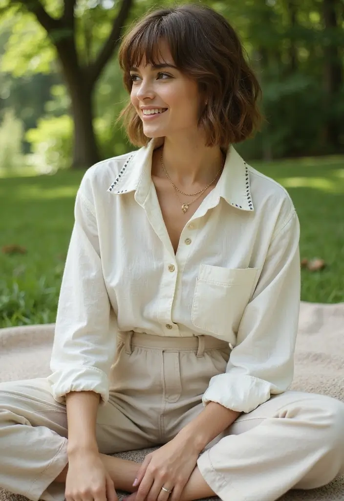 12 Effortless Short Haircuts with Bangs Perfect for Busy Women! - 7. Cropped Cut with Layered Bangs