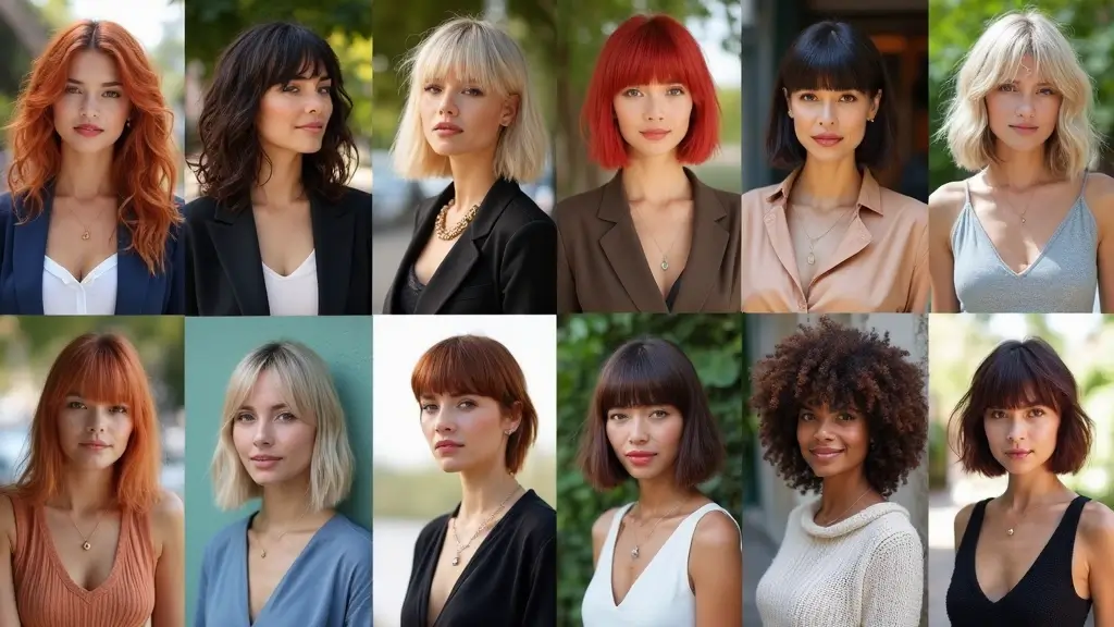 12 Effortless Short Haircuts with Bangs Perfect for Busy Women!
