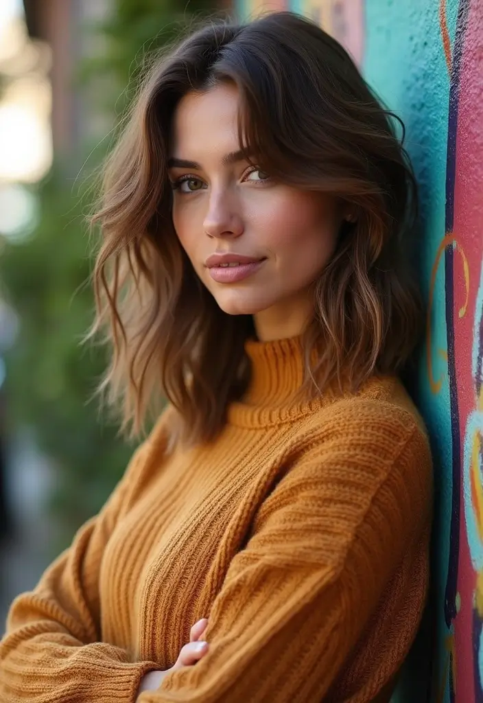 12 Trendy Short Hair Cuts for Wavy Hair That Suit Oval Faces Perfectly! - 4. Wavy Shag Cut