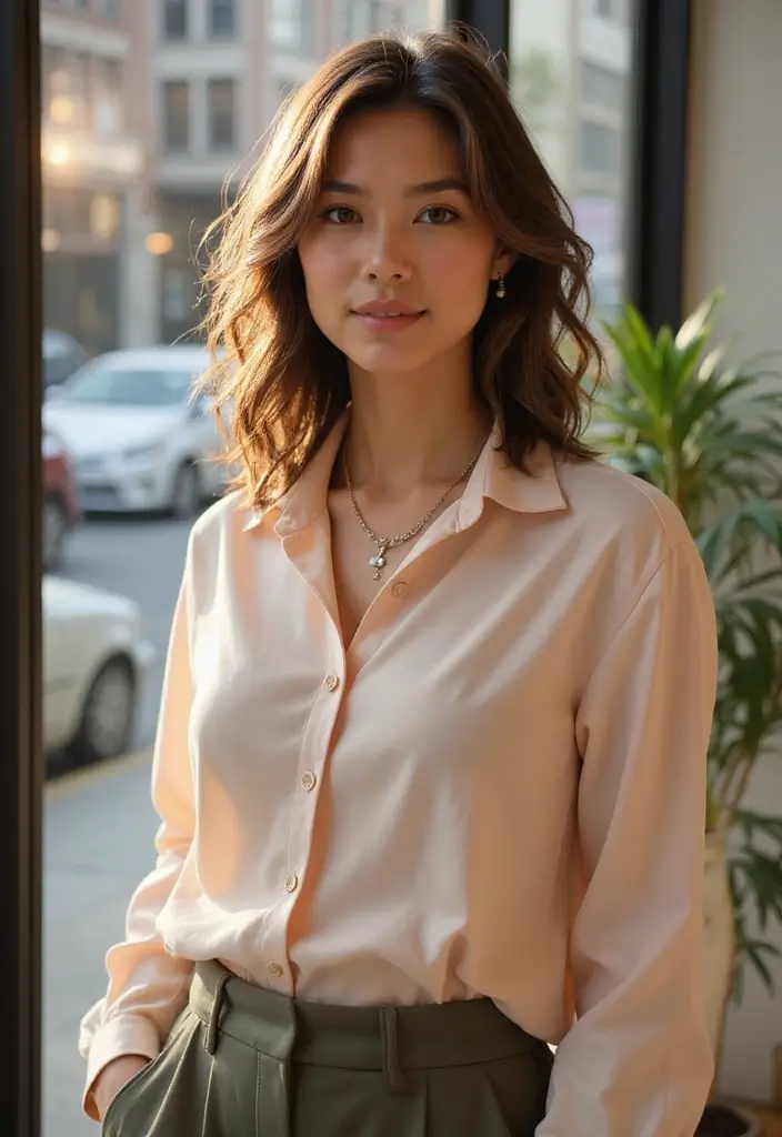 13 Stylish Short Haircuts for Oval Faces with Thin Hair That Wow! - 3. Layered Lob