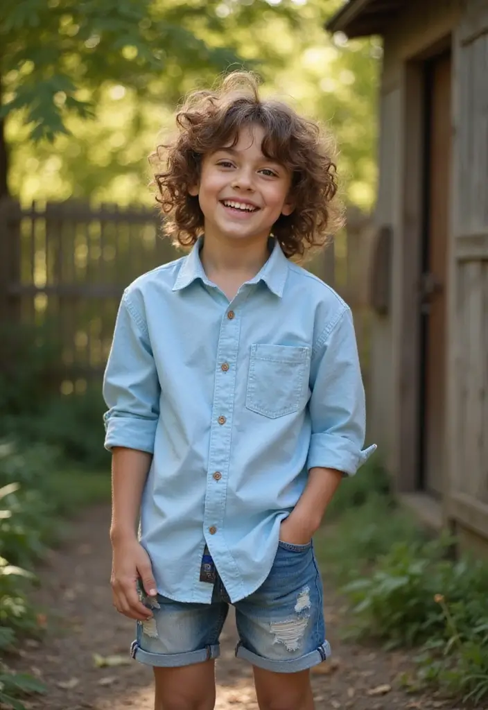 15 Short Curly Cuts for Boys That Will Leave You Inspired! - 15. The Curly Mullet