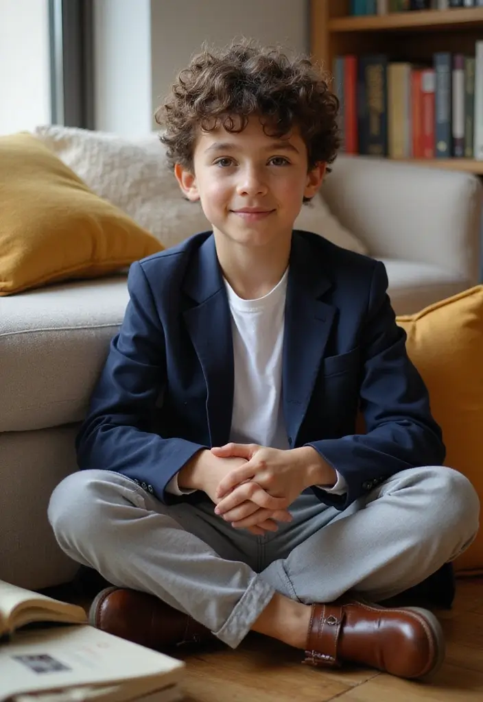 15 Short Curly Cuts for Boys That Will Leave You Inspired! - 8. The Curly Caesar Cut