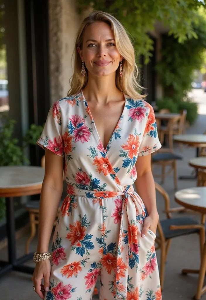 17 Fashionable Outfit Inspirations for Women Over 40 Who Love to Go Out! - 1. Effortlessly Chic in a Wrap Dress