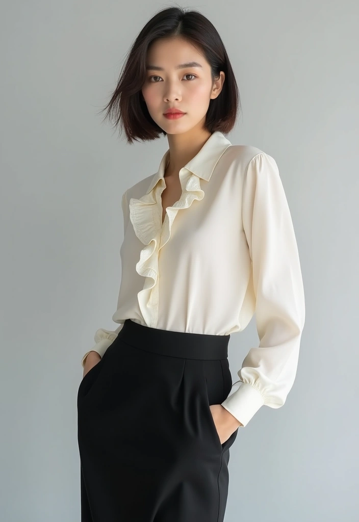 19 Unique Short Hair Cuts for Korean Women That Are Perfect for Any Occasion! - 1. The Classic Korean Bob