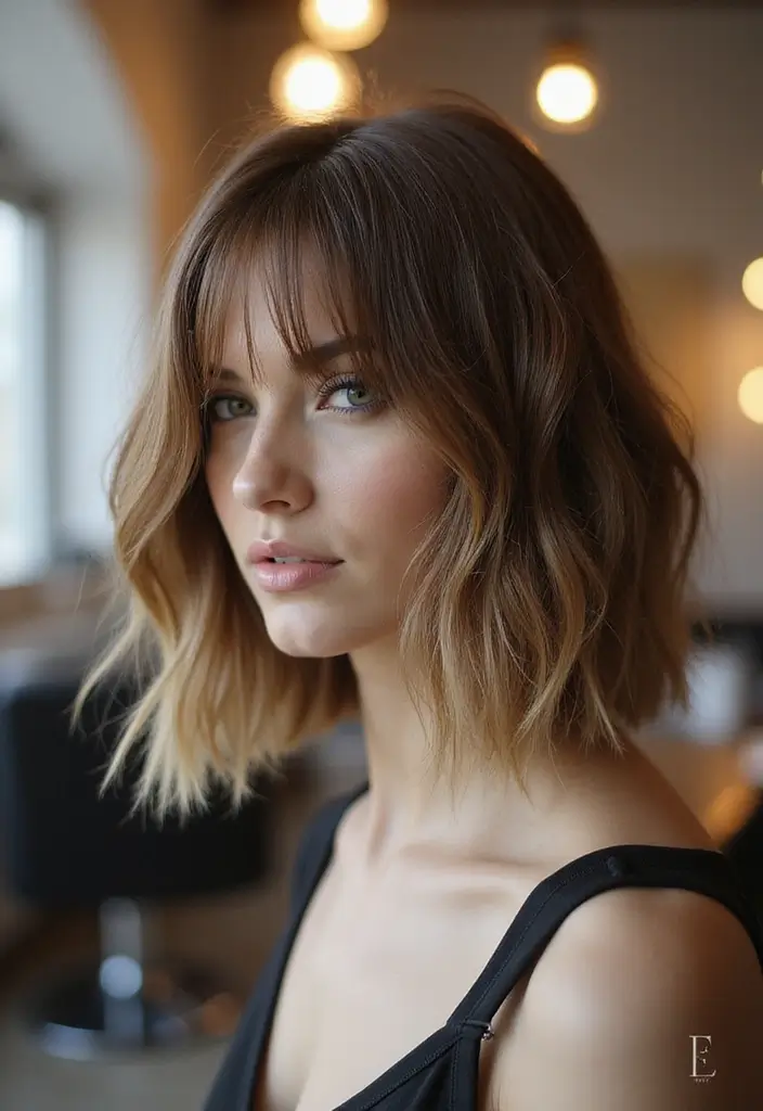 20 Gorgeous Hush Cut Inspirations for Frizzy Hair (You’ll Love #12!) - 16. Angled Hush Cut
