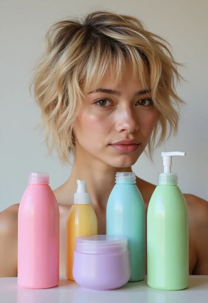 20 Gorgeous Hush Cut Inspirations for Frizzy Hair (You’ll Love #12!) - 4. Shaggy Hush Cut