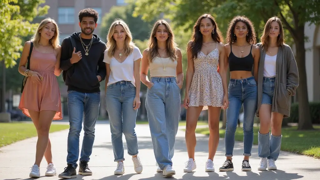 24 Easy Outfit Ideas for College Students: Jeans to Dresses for Every Campus Moment