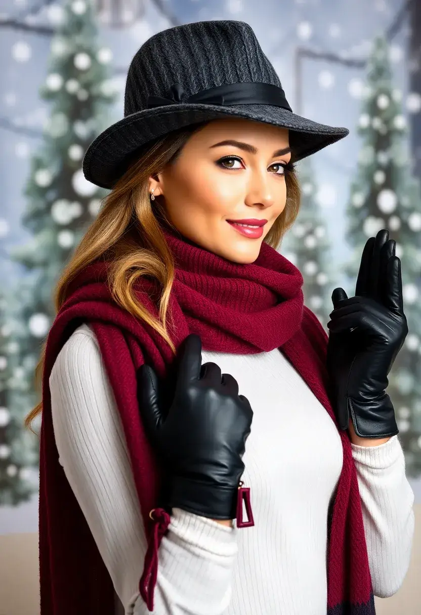 25 Glam Winter Fashion Ideas for Your Next Date Night! - 25. Stylish Accessories Make All the Difference