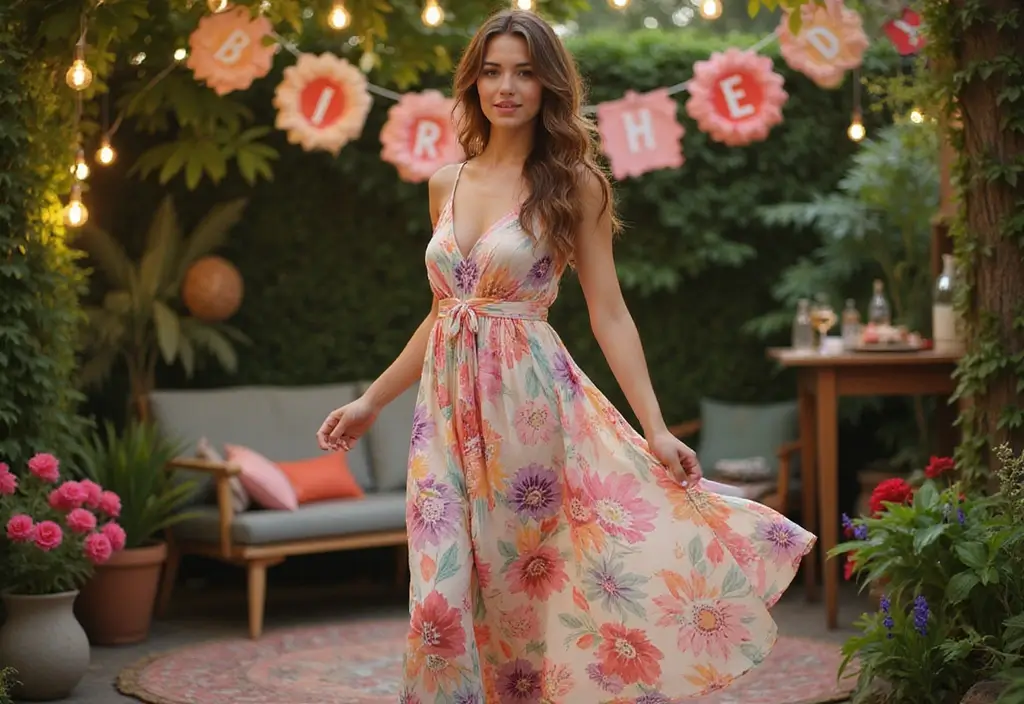 Casual Yet Cute: Birthday Party Outfit Ideas for a Relaxed Vibe - 1. Breezy Maxi Dress