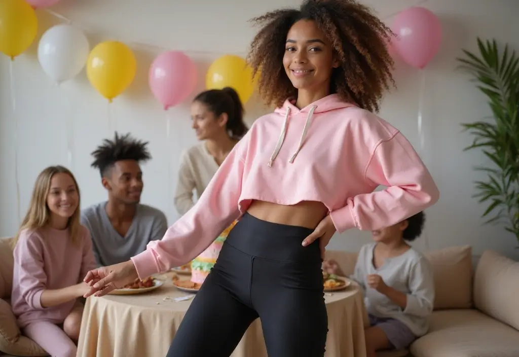 Casual Yet Cute: Birthday Party Outfit Ideas for a Relaxed Vibe - 8. Stylish Athleisure