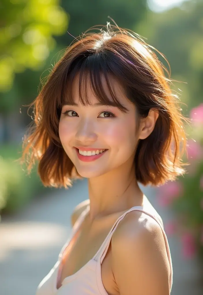 Discover 11 Short Haircuts for Women Over 60 That Are Stylish and Easy to Maintain! - 6. The Side-Swept Bangs