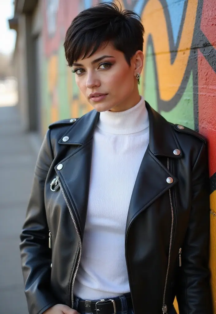 Discover 11 Short Haircuts for Women Over 60 That Are Stylish and Easy to Maintain! - 7. The Undercut Pixie