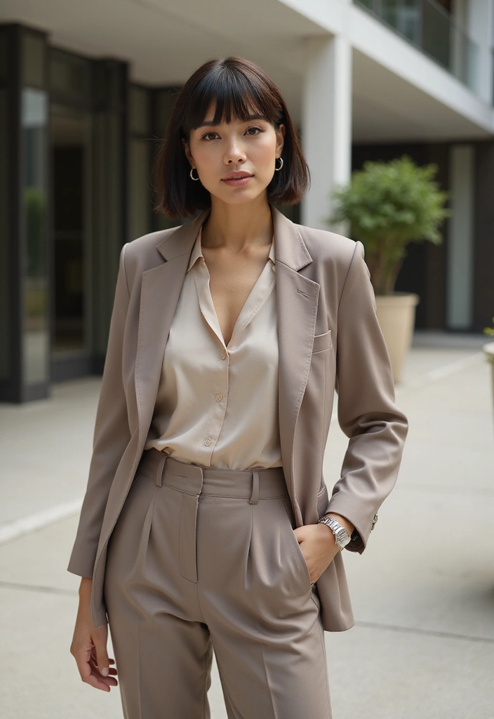 Discover 11 Short Haircuts for Women Over 60 That Are Stylish and Easy to Maintain! - 8. The Blunt Cut