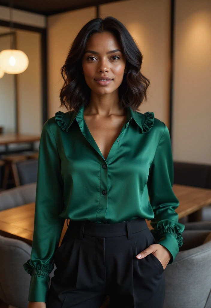 Discover the Perfect Short Hair Cuts for Oval Faces: Black Women Edition! - 7. The Lob (Long Bob)
