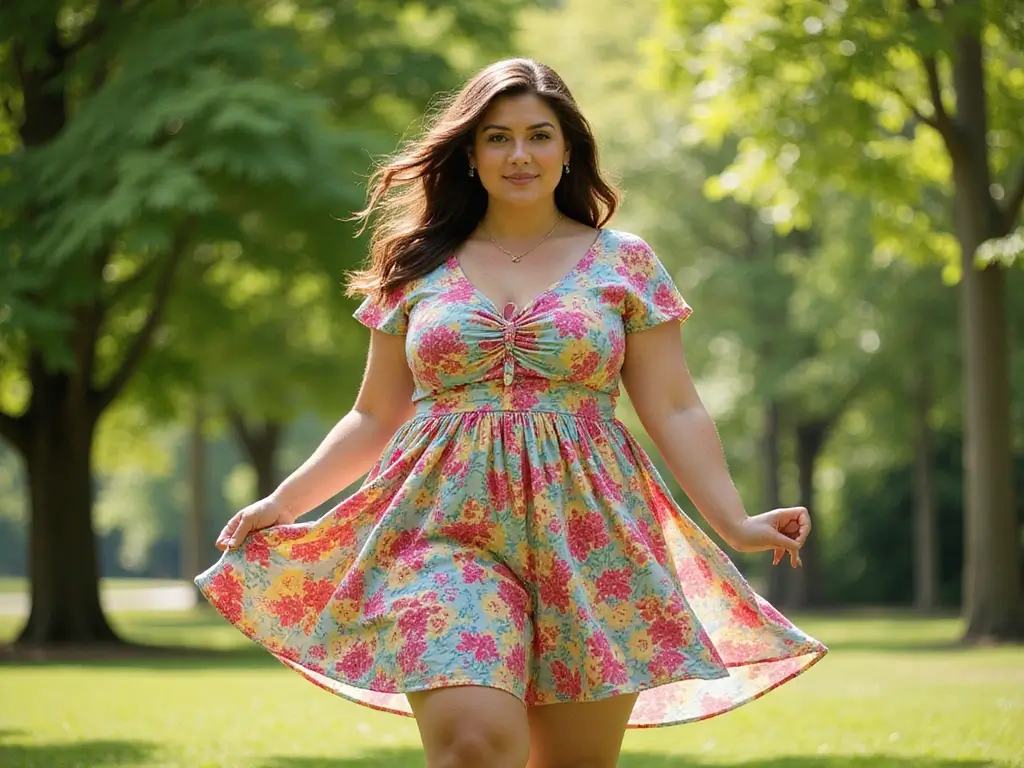 Plus-Size Outfit Ideas: The Ultimate Guide for Curvy Girls - 1. The Classic A-Line Dress