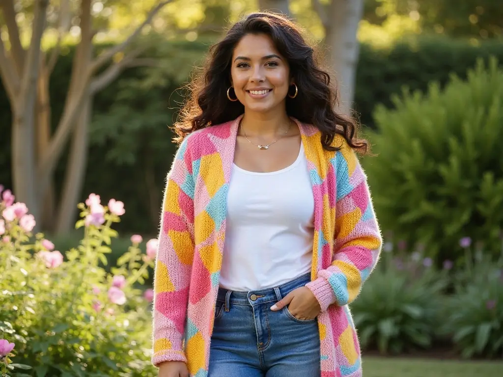 Plus-Size Outfit Ideas: The Ultimate Guide for Curvy Girls - 3. Cute Layering with Cardigans