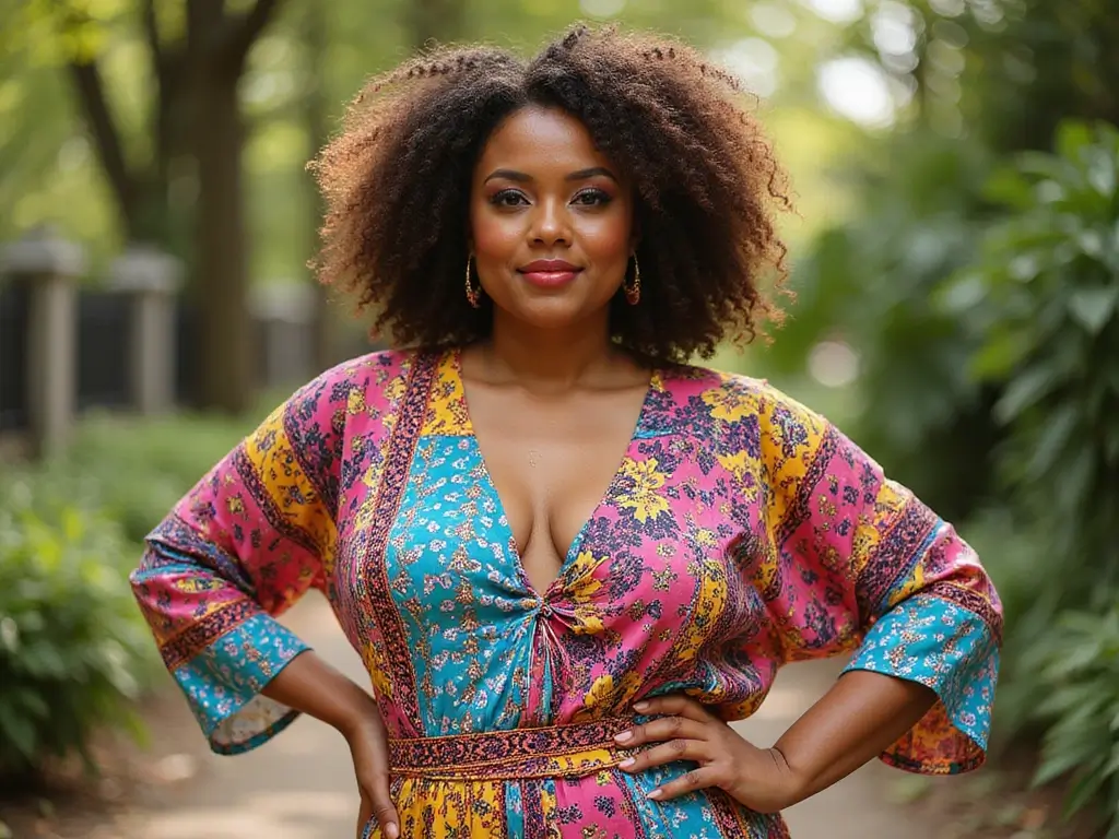 Plus-Size Outfit Ideas: The Ultimate Guide for Curvy Girls - 9. Embracing Bold Colors & Patterns