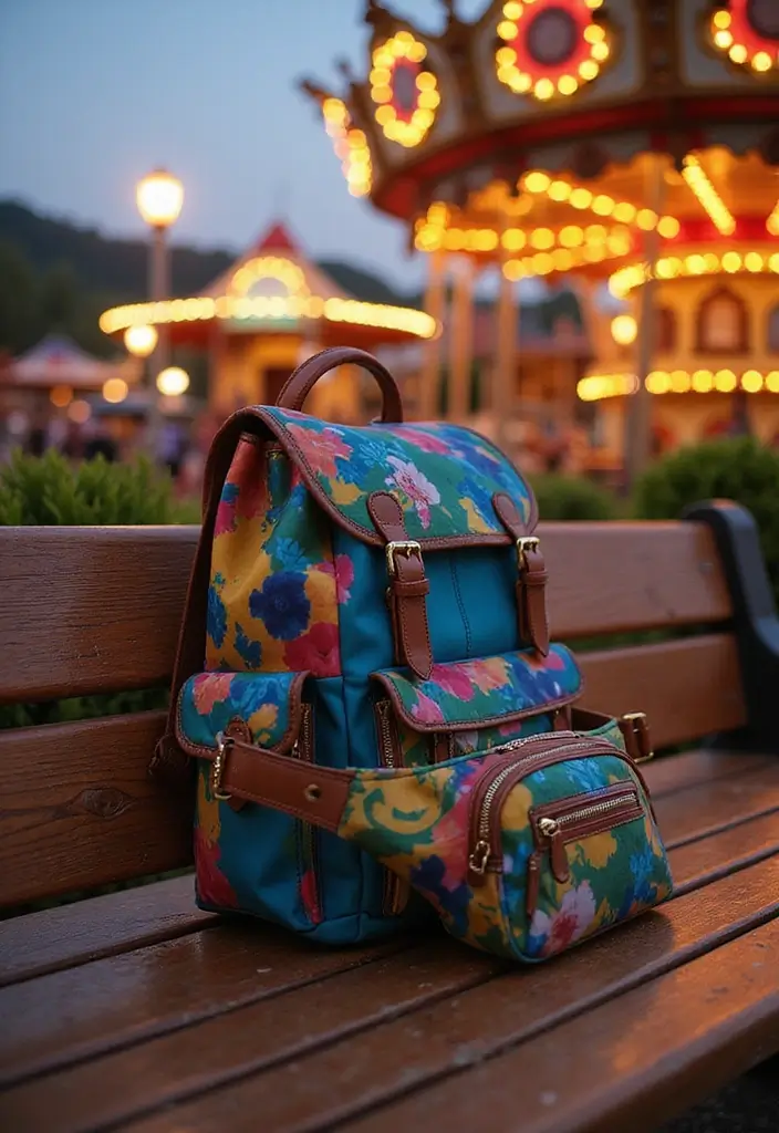 Sun-Safe Amusement Park Outfits: Hats, Sunglasses, and UV-Resistant Fabrics - 9. Chic and Functional Bags to Keep Essentials Handy