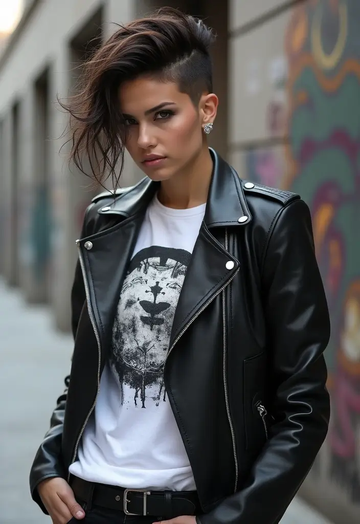 Unlock Your Best Look: 12 Short Hair Cuts for Women Over 40! - 5. Modern Undercut