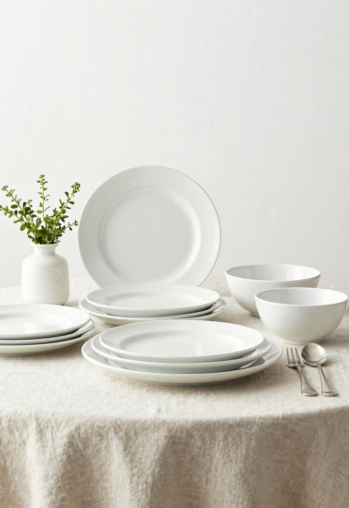 15 Vintage Dish Sets That Will Make Your Home Decor Shine (Don’t Miss #8!) - 11. Timeless White Ironstone