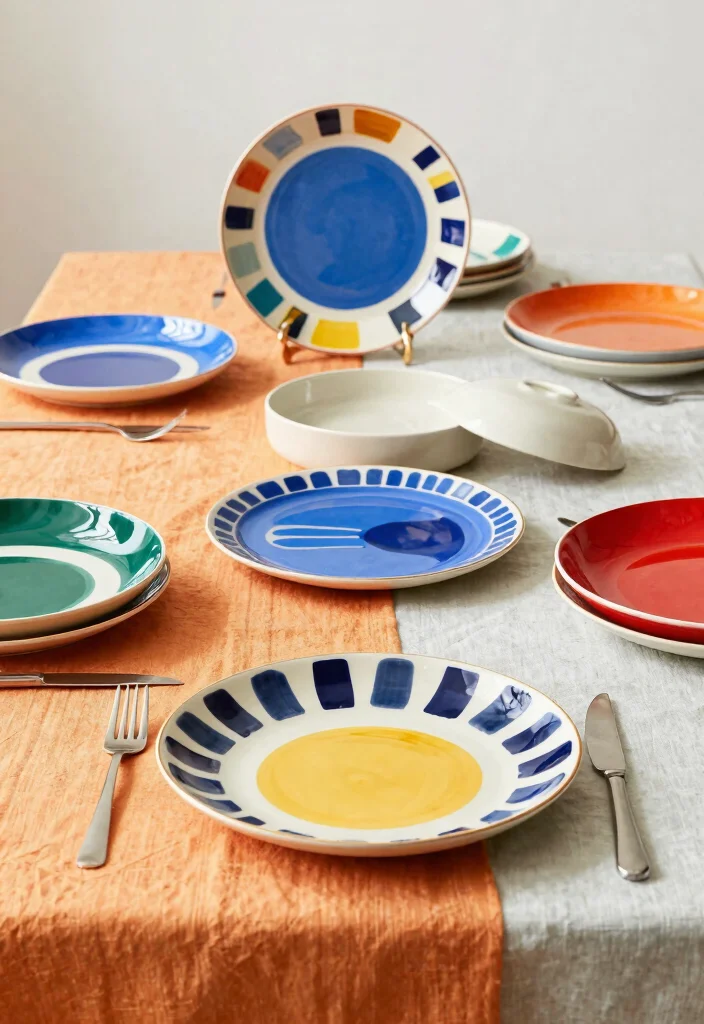 15 Vintage Dish Sets That Will Make Your Home Decor Shine (Don’t Miss #8!) - 13. Bold Graphic Prints