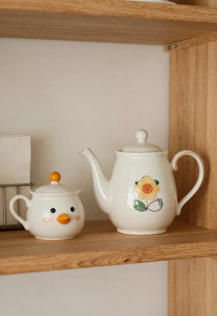 19 Unique Shelf Styling Ideas for a Modern Farmhouse Kitchen! - 11. Small Scale Vignettes