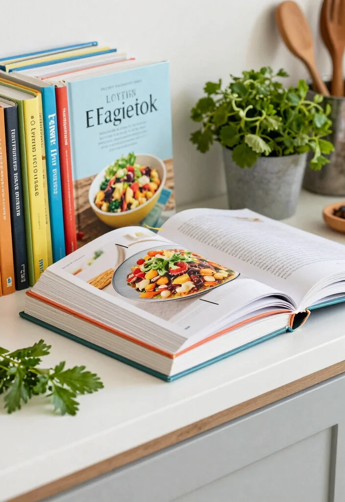 19 Unique Shelf Styling Ideas for a Modern Farmhouse Kitchen! - 12. Open Books