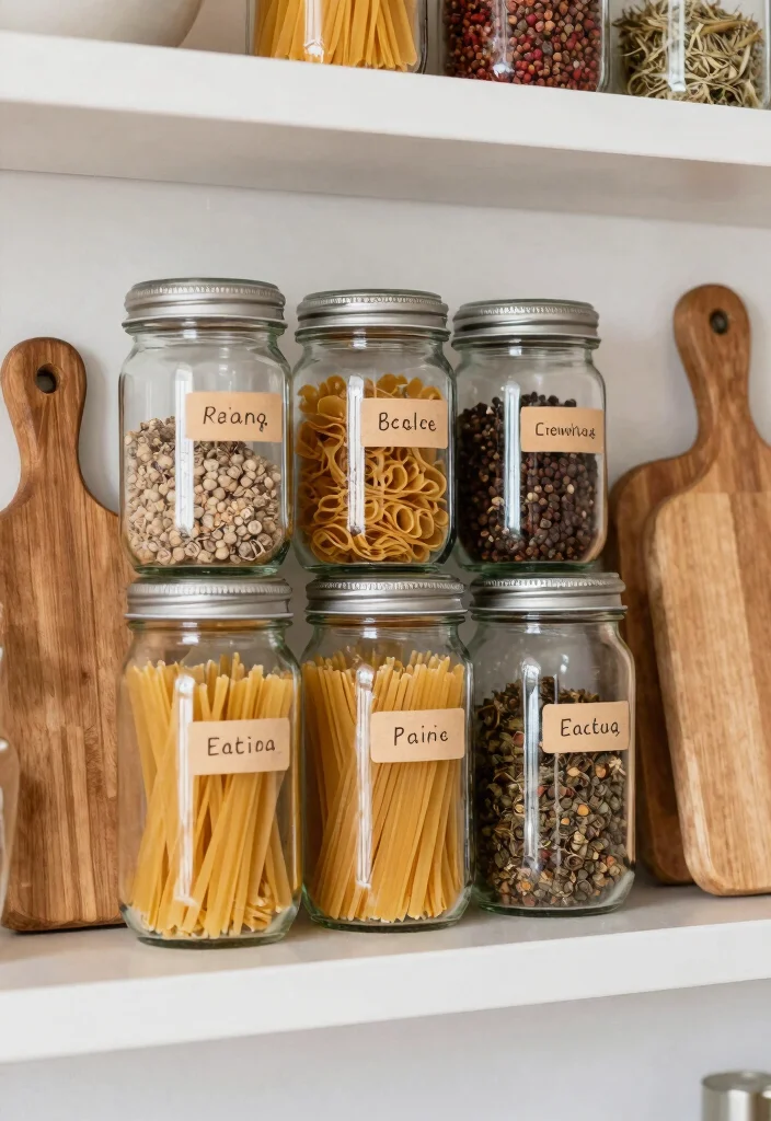 19 Unique Shelf Styling Ideas for a Modern Farmhouse Kitchen! - 4. Functional Displays