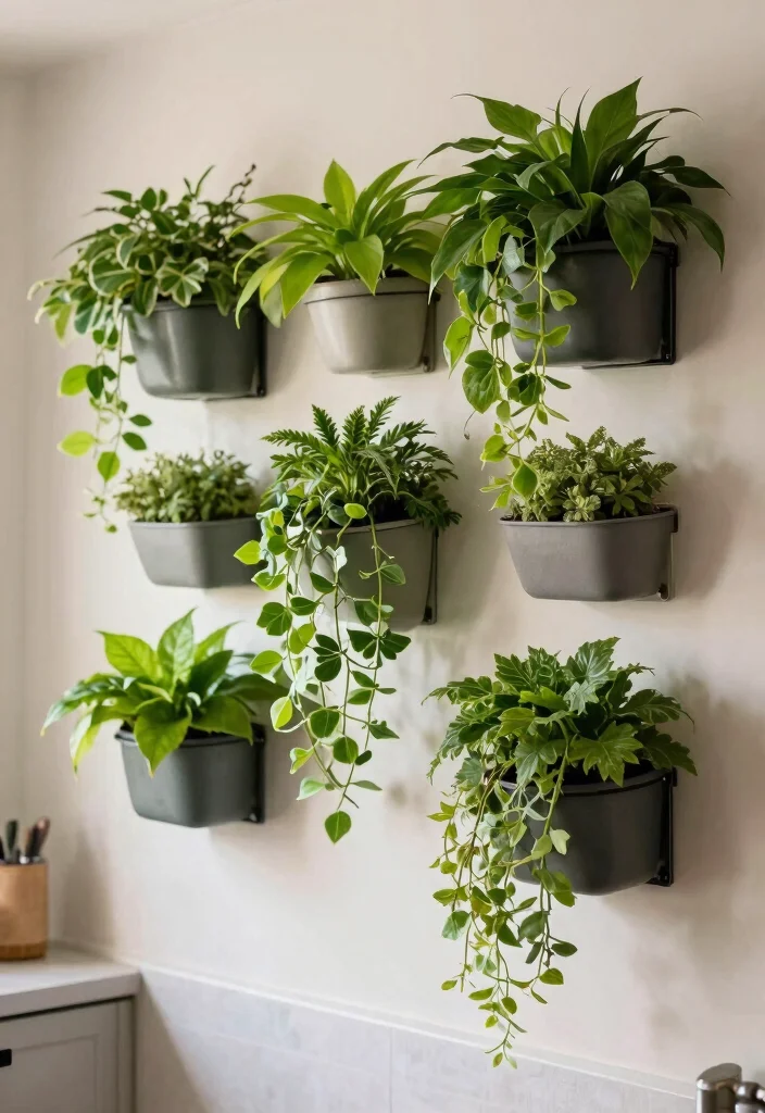 20 Modern Kitchen Wall Decor Tips for a Cozy Farmhouse Feel (Get Ready to Be Inspired!) - 16. Add a Touch of Greenery