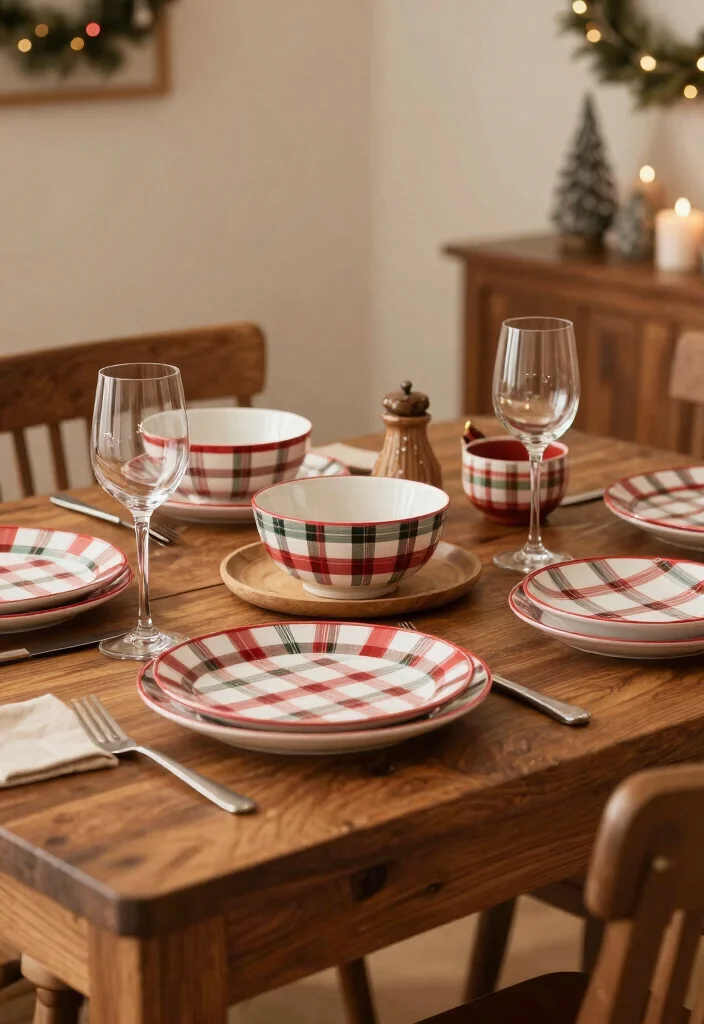 25 Vintage Christmas Dish Sets That Capture the True Spirit of the Holidays! - 17. Cozy Cabin Collection