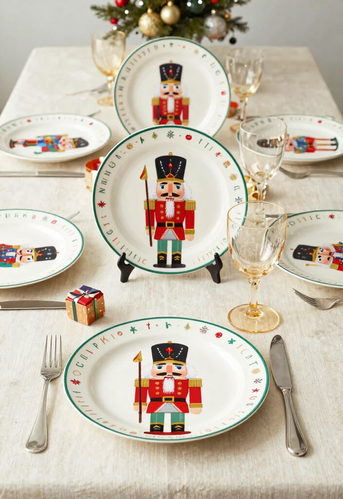 25 Vintage Christmas Dish Sets That Capture the True Spirit of the Holidays! - 23. Nutcracker Suite Dinnerware