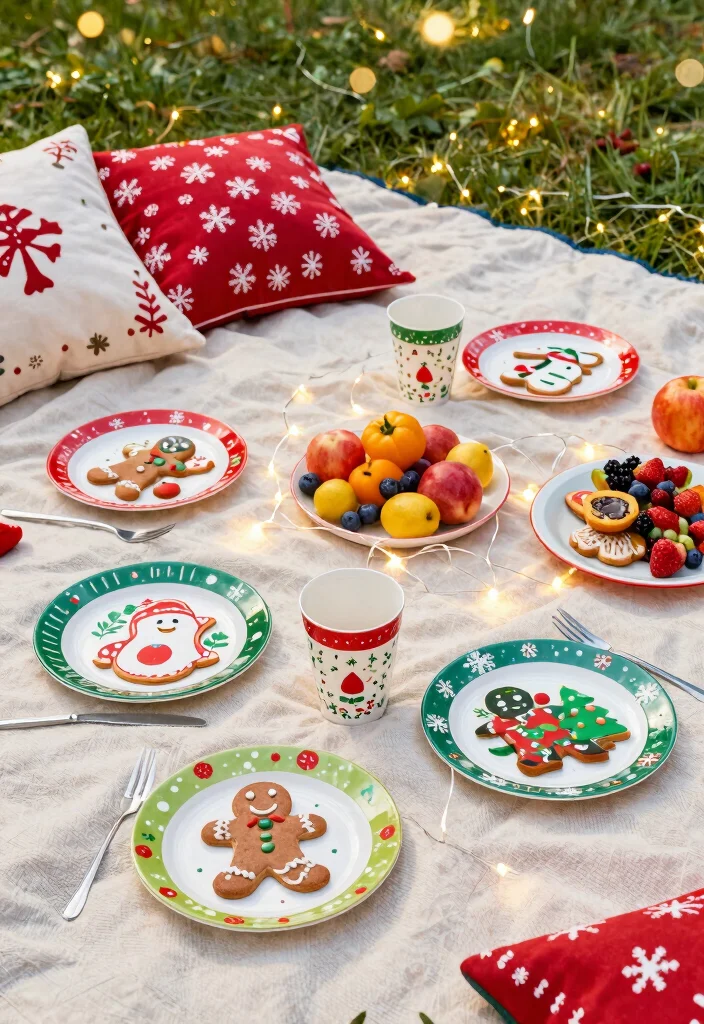 25 Vintage Christmas Dish Sets That Capture the True Spirit of the Holidays! - 5. Merry and Bright Melamine Set