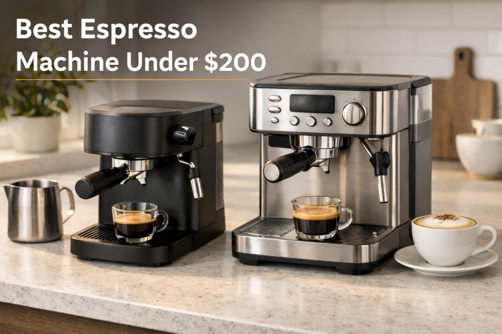 buy espresso machine below $200